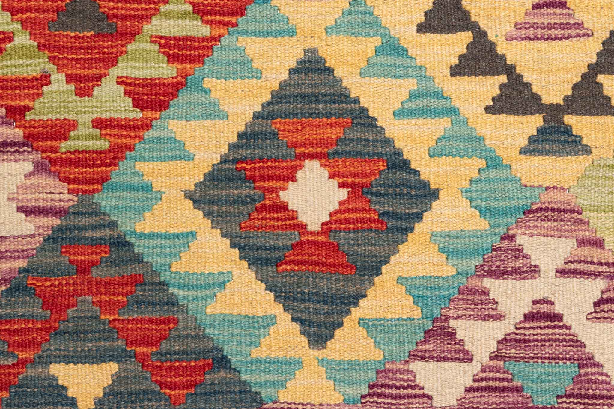 Afghanischer Kelim – 347 × 251 cm – handgewebt aus Schurwolle