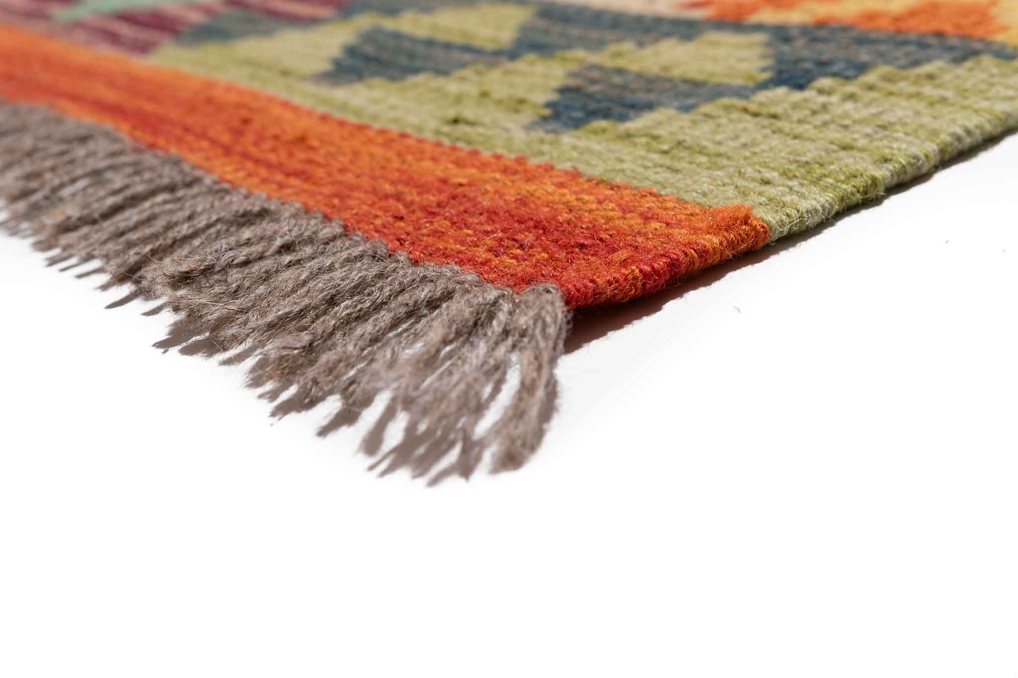 Afghanischer Kelim – 347 × 251 cm – handgewebt aus Schurwolle