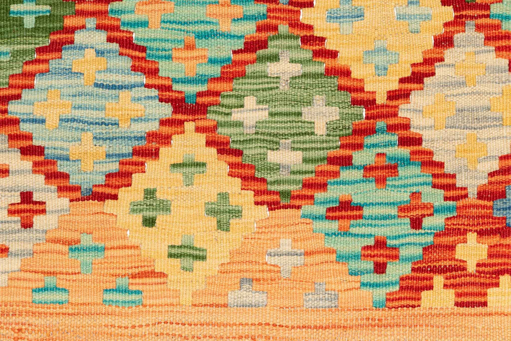 Afghanischer Kelim – 132 × 78 cm – handgewebt aus Schurwolle