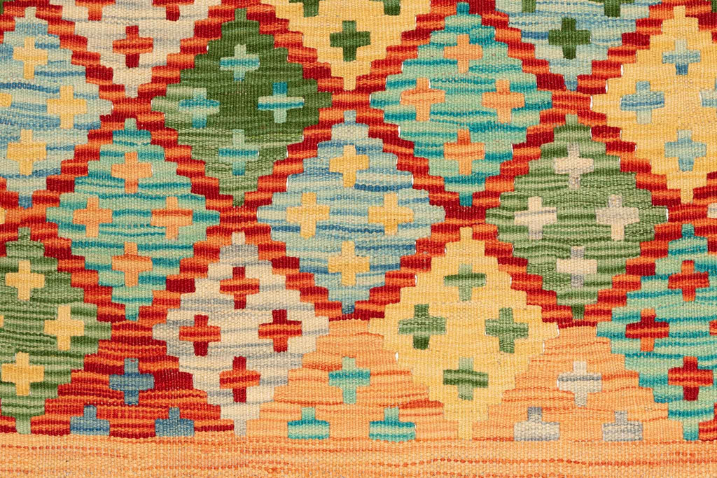 Afghanischer Kelim – 132 × 78 cm – handgewebt aus Schurwolle