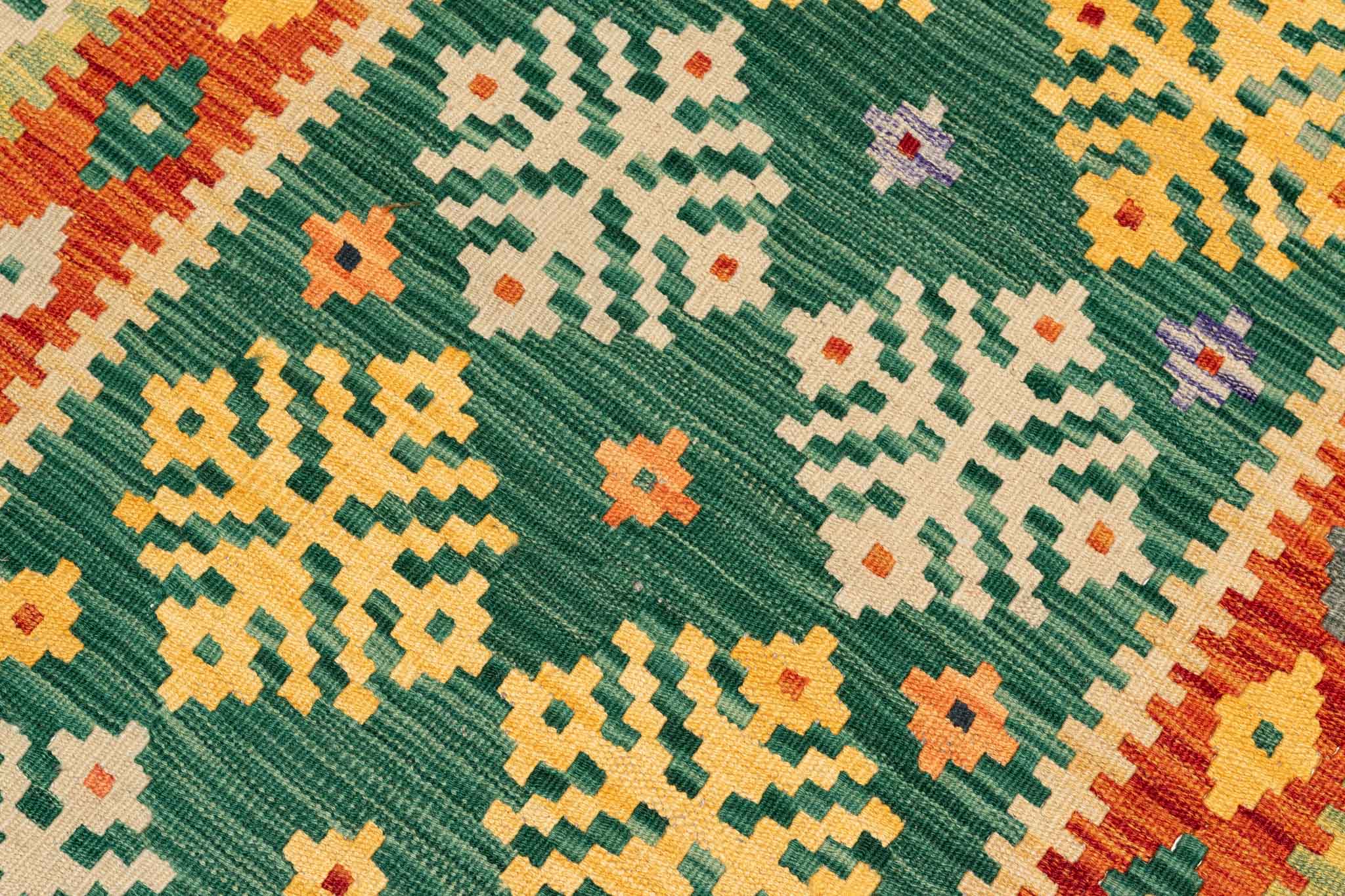 Afghanischer Kelim – 132 × 90 cm – handgewebt aus Schurwolle