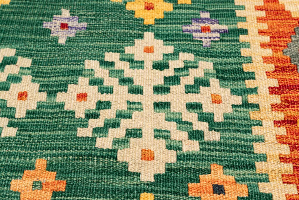 Afghanischer Kelim – 132 × 90 cm – handgewebt aus Schurwolle