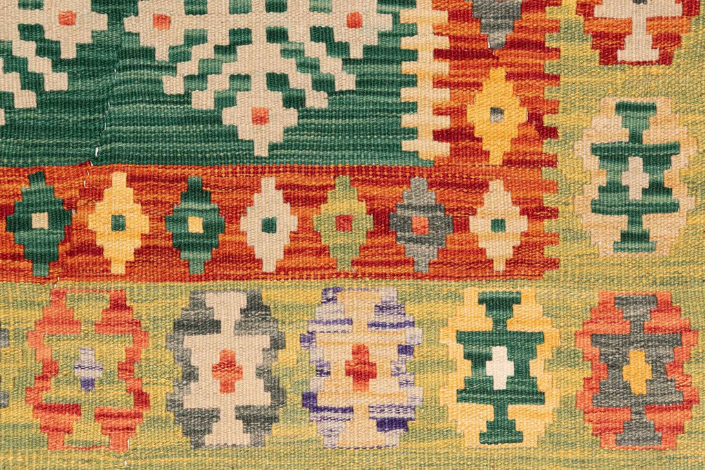 Afghanischer Kelim – 132 × 90 cm – handgewebt aus Schurwolle