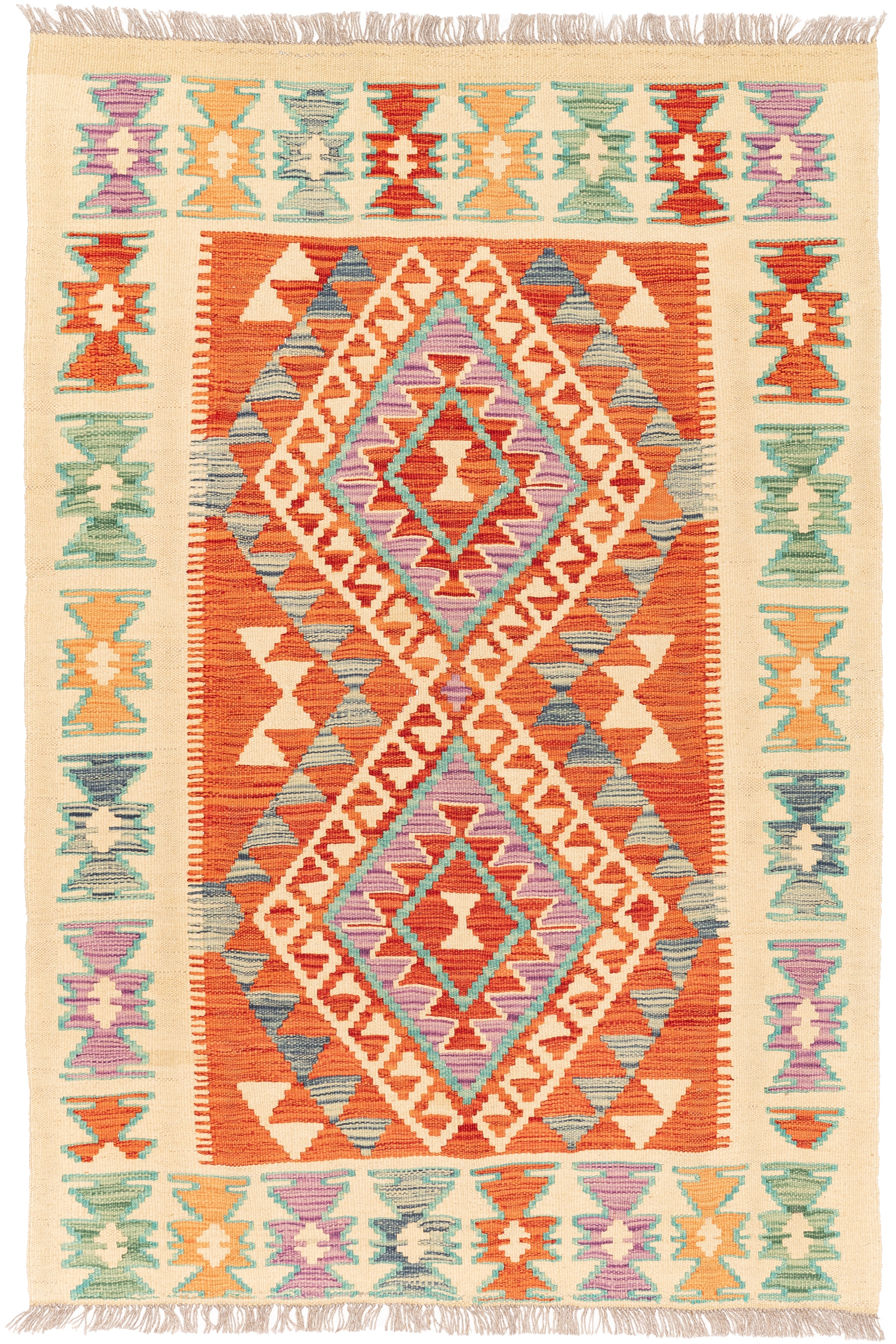 Afghanischer Kelim – 149 × 101 cm – handgewebt aus Schurwolle