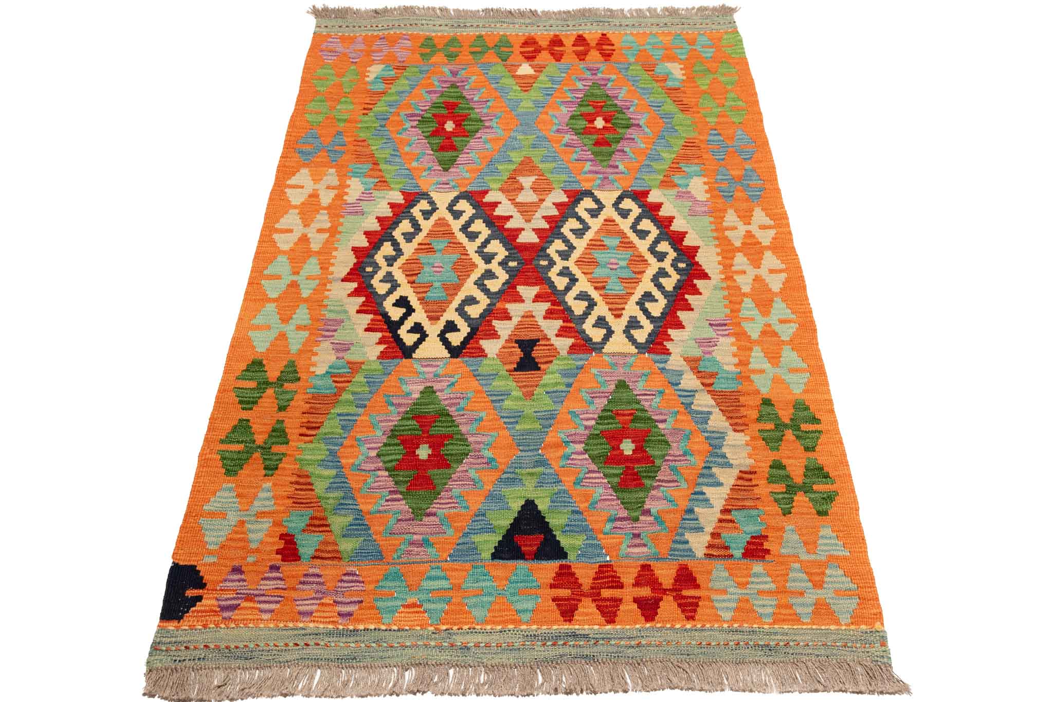 Afghanischer Kelim – 157 × 102 cm – handgewebt aus Schurwolle