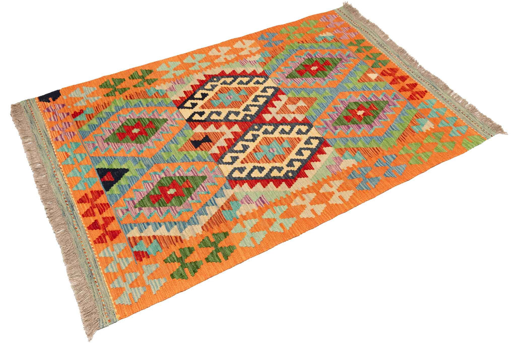 Afghanischer Kelim – 157 × 102 cm – handgewebt aus Schurwolle