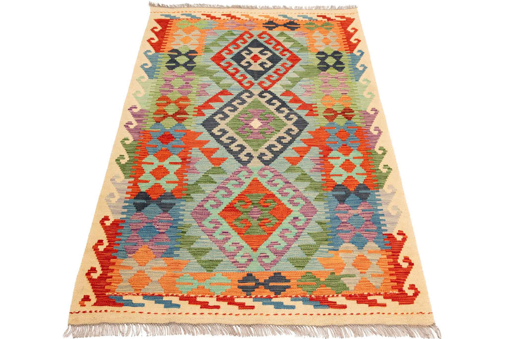 Afghanischer Kelim – 156 × 104 cm – handgewebt aus Schurwolle