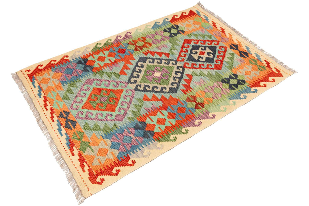 Afghanischer Kelim – 156 × 104 cm – handgewebt aus Schurwolle