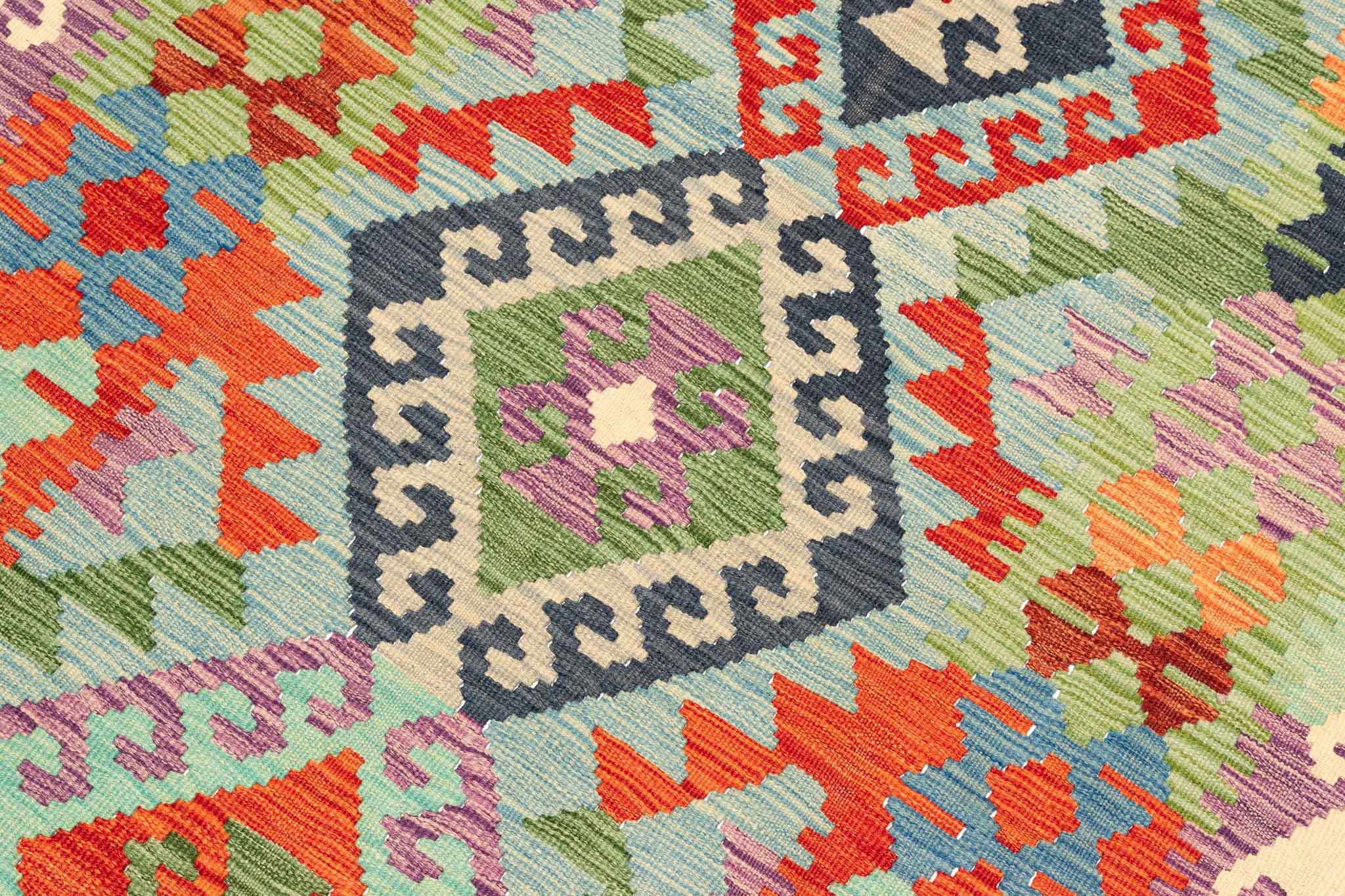 Afghanischer Kelim – 156 × 104 cm – handgewebt aus Schurwolle