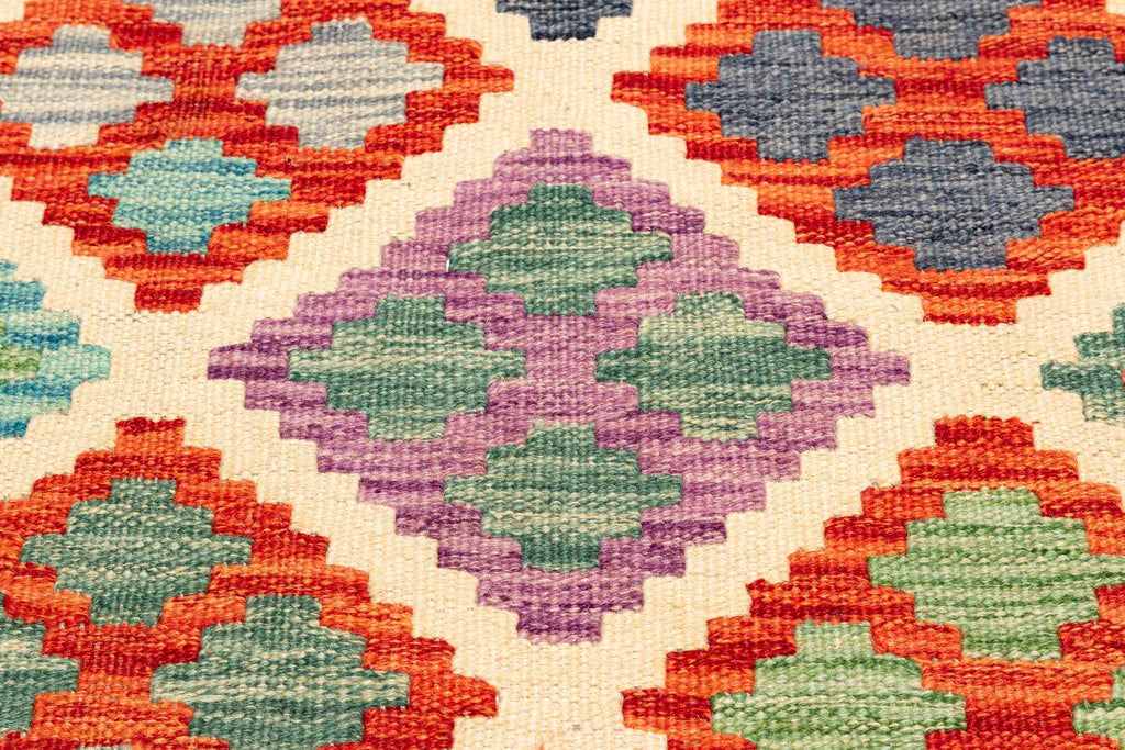 Afghanischer Kelim – 147 × 109 cm – handgewebt aus Schurwolle