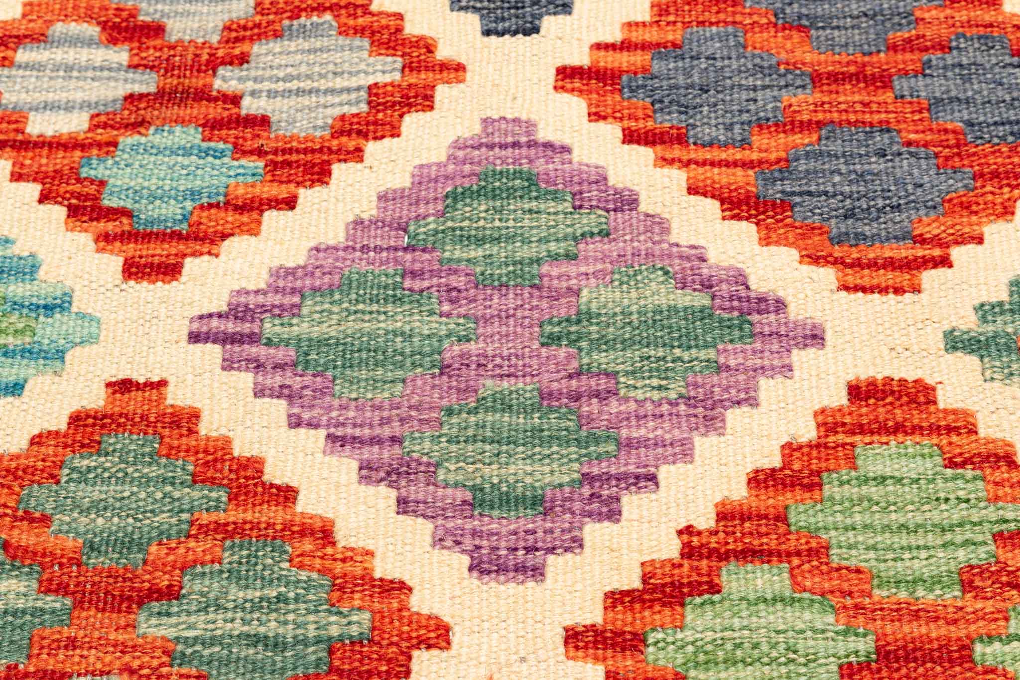 Afghanischer Kelim – 147 × 109 cm – handgewebt aus Schurwolle