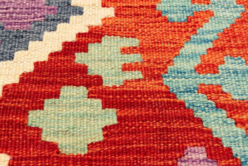 Afghanischer Kelim – 147 × 109 cm – handgewebt aus Schurwolle