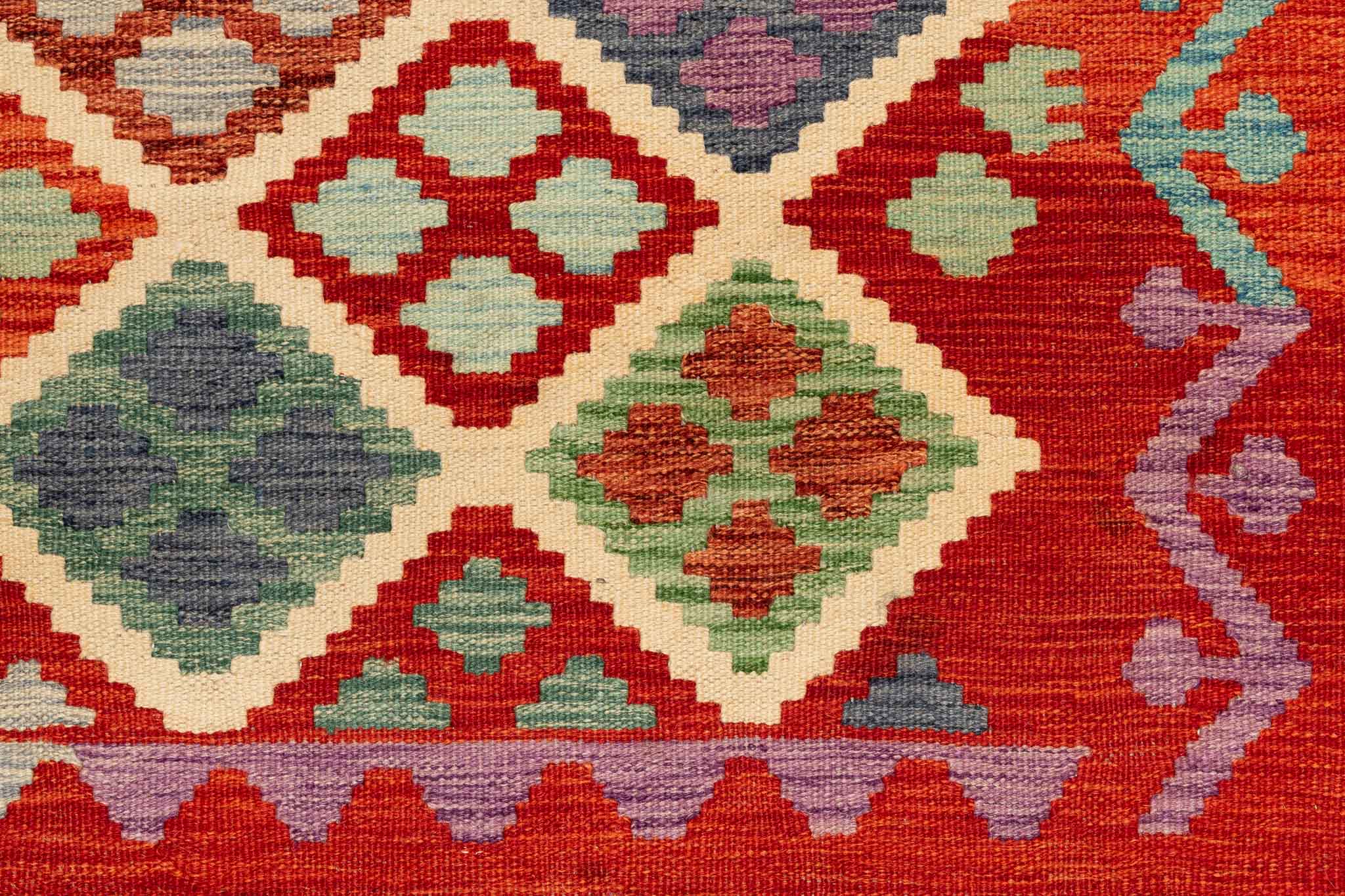 Afghanischer Kelim – 147 × 109 cm – handgewebt aus Schurwolle