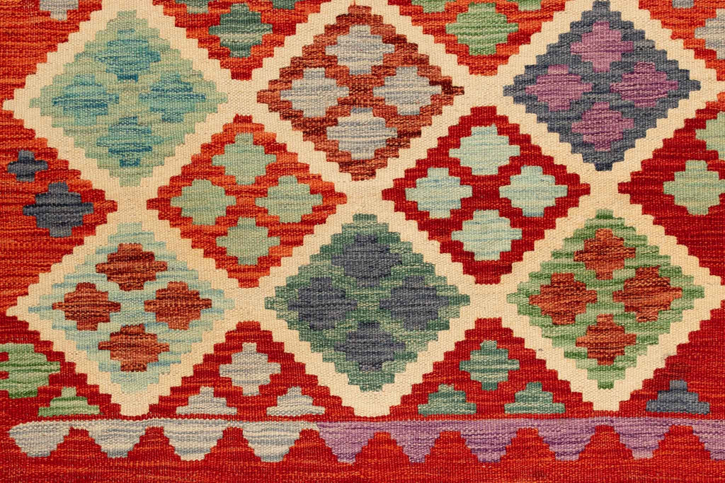 Afghanischer Kelim – 147 × 109 cm – handgewebt aus Schurwolle