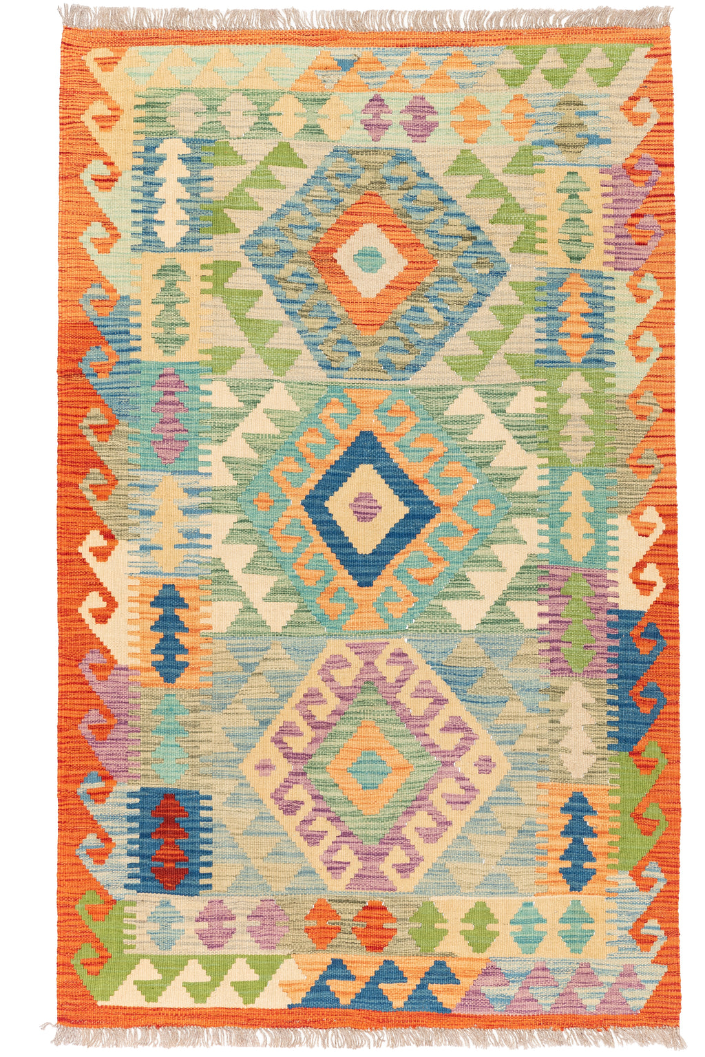 Afghanischer Kelim – 160 × 99 cm – handgewebt aus Schurwolle