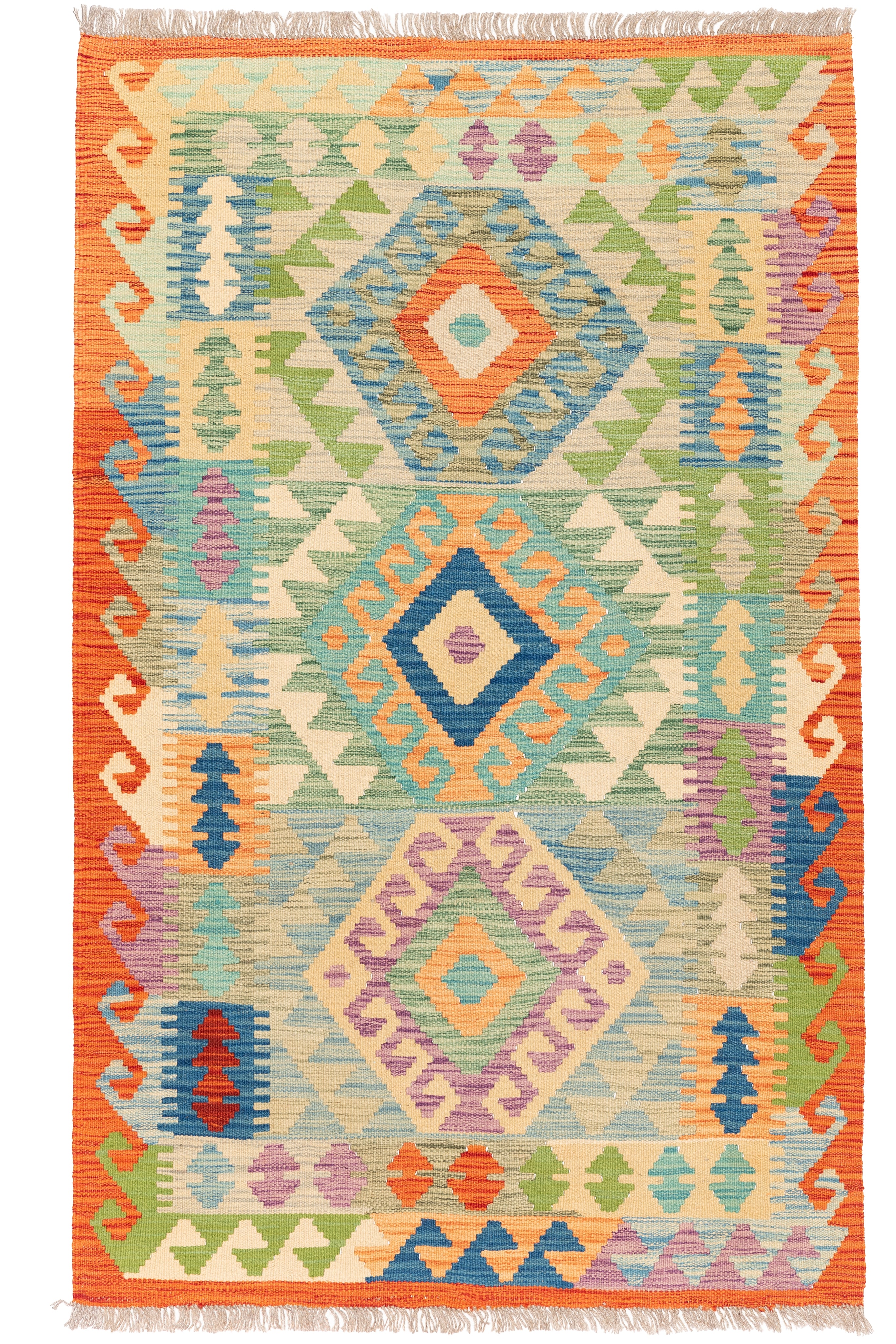 Afghanischer Kelim – 160 × 99 cm – handgewebt aus Schurwolle