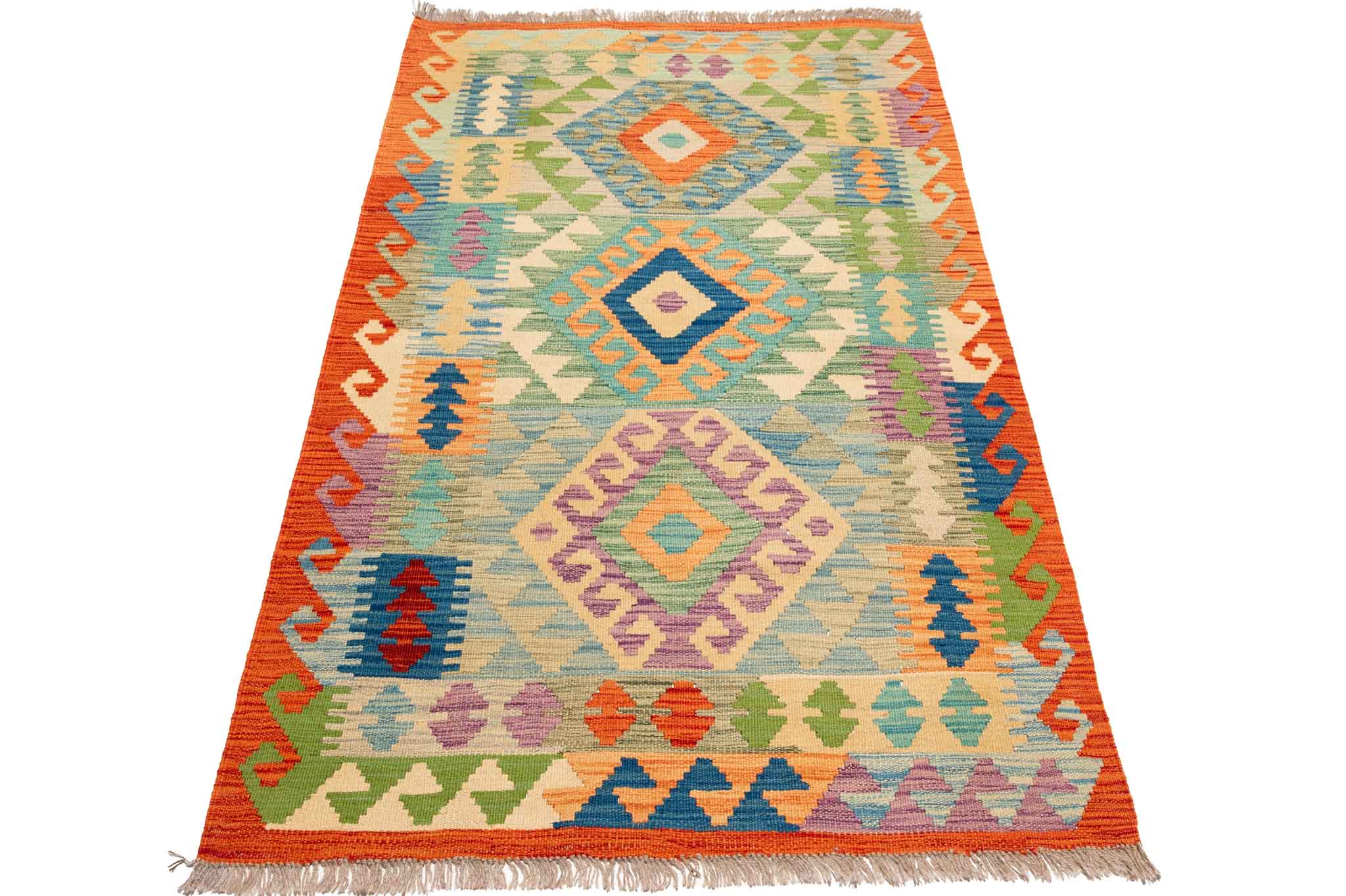 Afghanischer Kelim – 160 × 99 cm – handgewebt aus Schurwolle