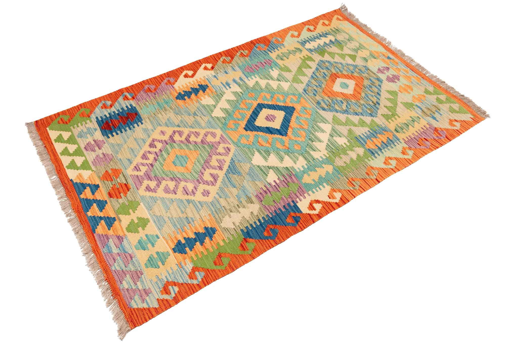 Afghanischer Kelim – 160 × 99 cm – handgewebt aus Schurwolle