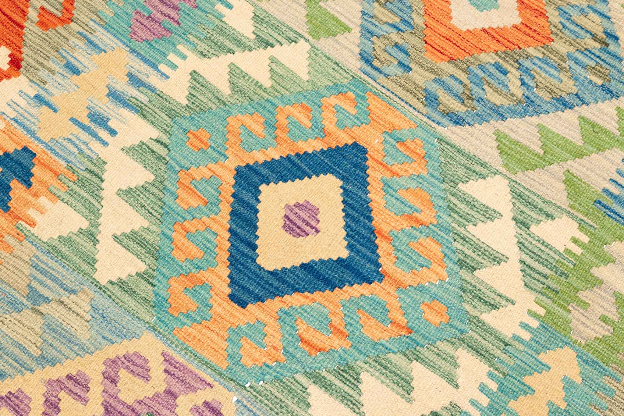 Afghanischer Kelim – 160 × 99 cm – handgewebt aus Schurwolle