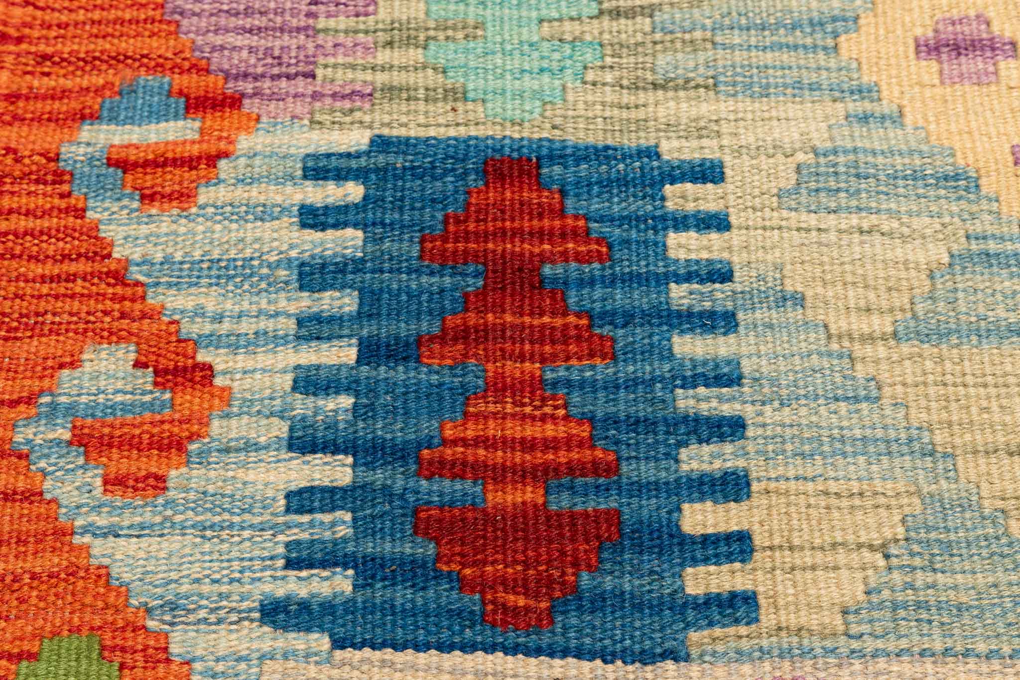 Afghanischer Kelim – 160 × 99 cm – handgewebt aus Schurwolle