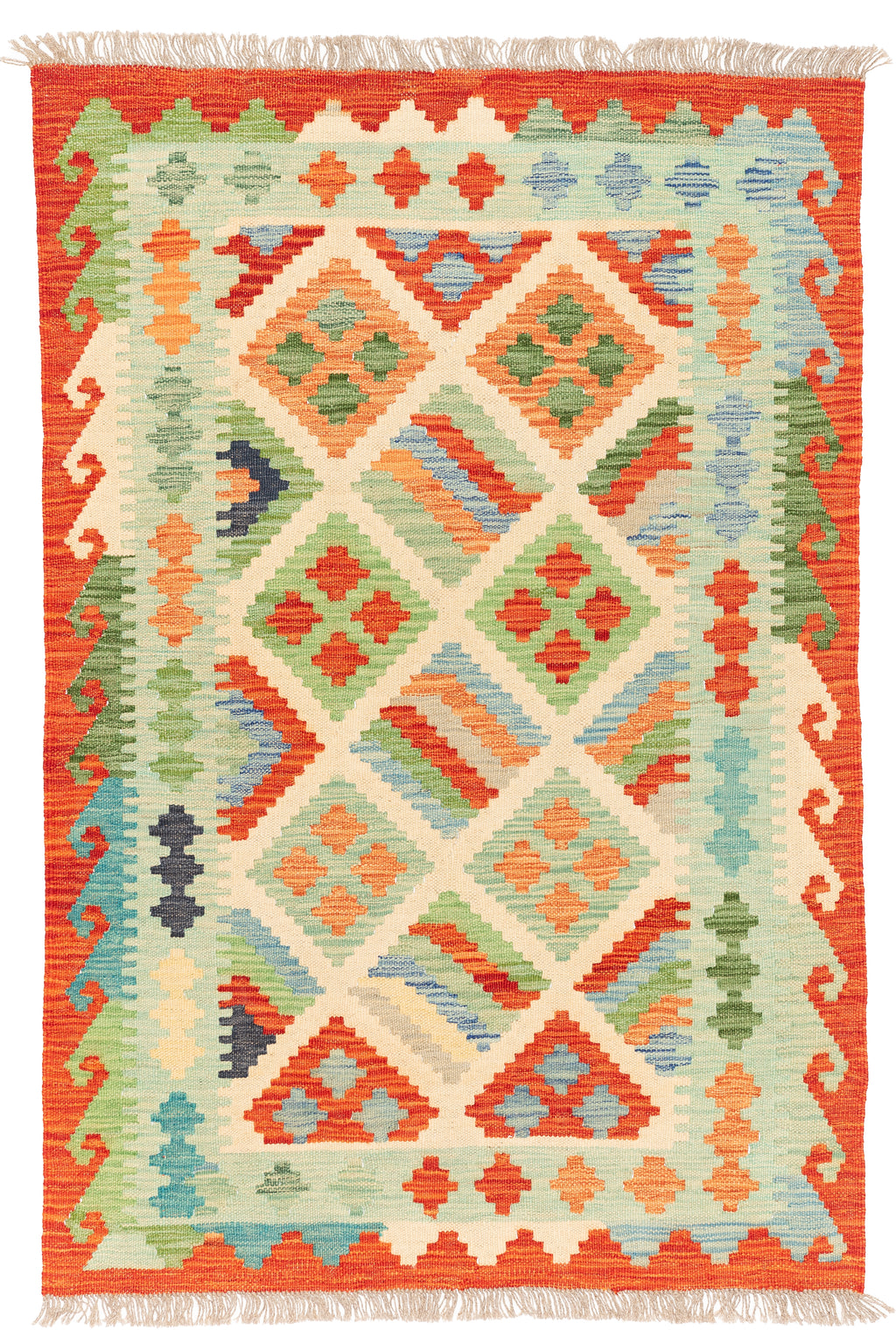 Afghanischer Kelim – 150 × 99 cm – handgewebt aus Schurwolle