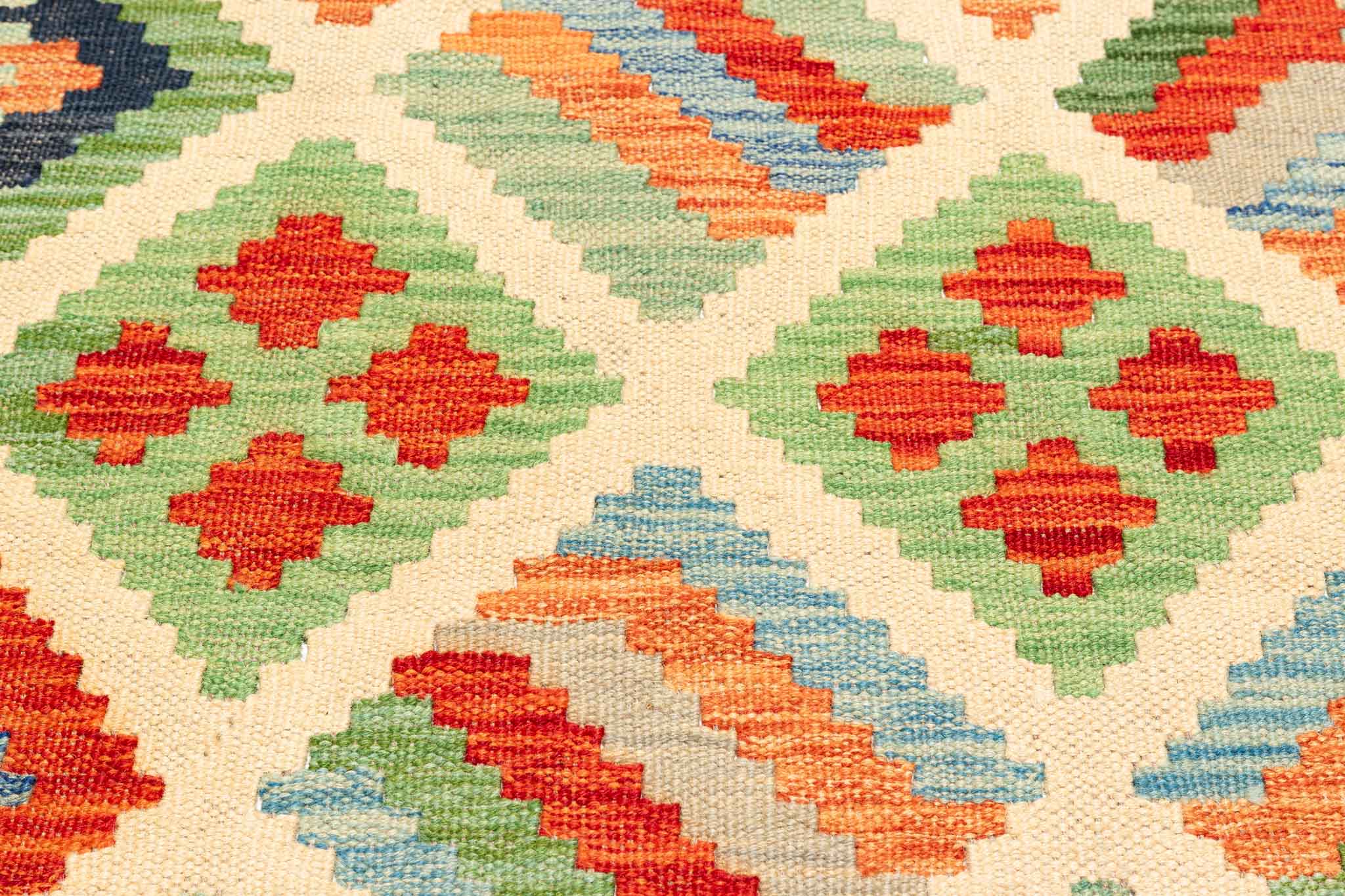 Afghanischer Kelim – 150 × 99 cm – handgewebt aus Schurwolle