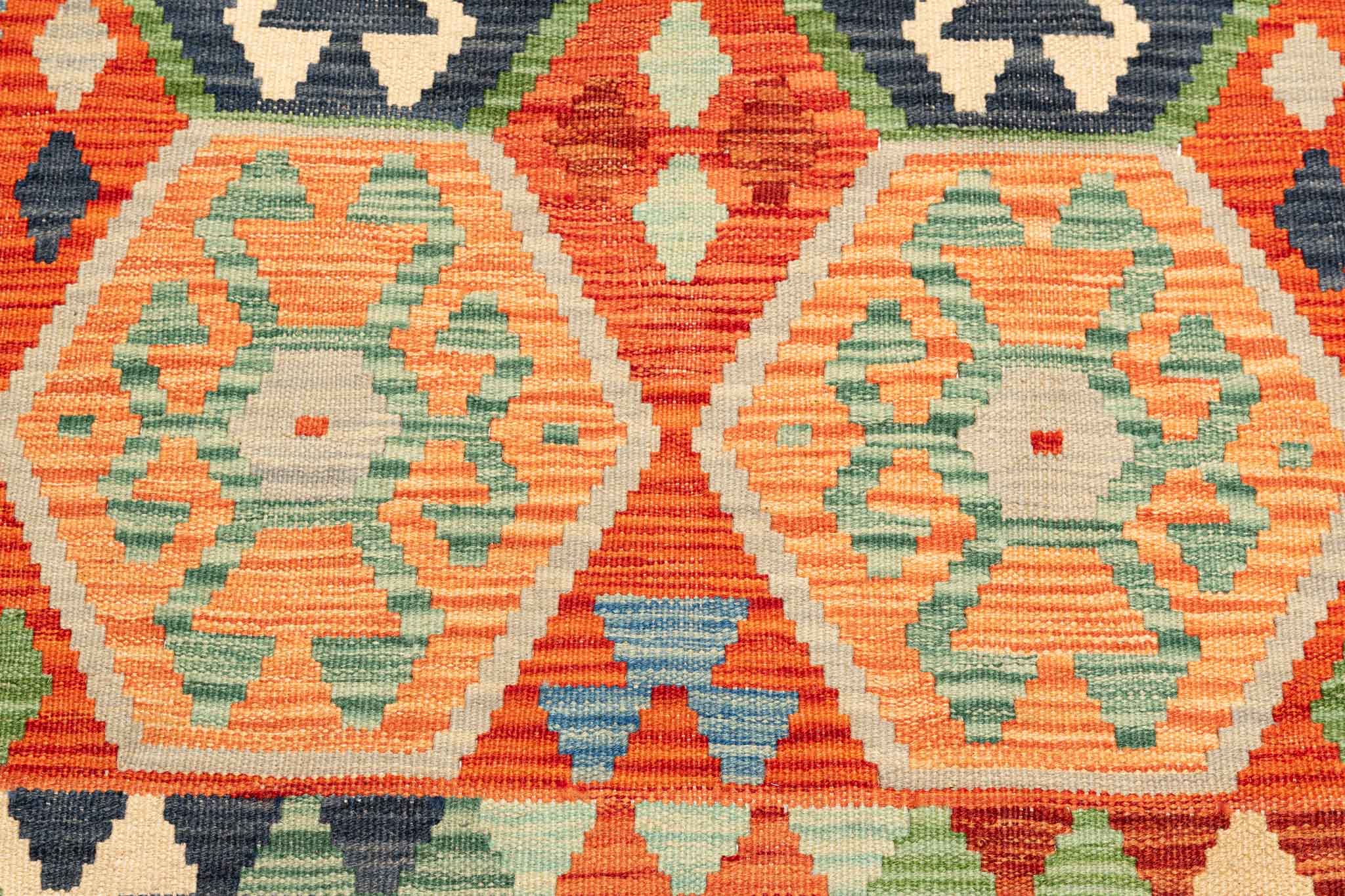 Afghanischer Kelim – 150 × 100 cm – handgewebt aus Schurwolle