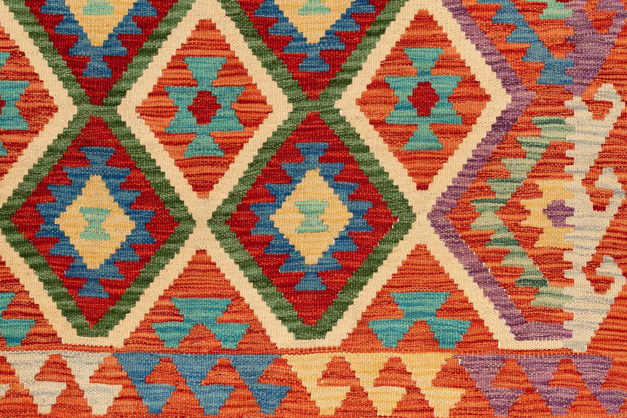 Afghanischer Kelim – 149 × 105 cm – handgewebt aus Schurwolle