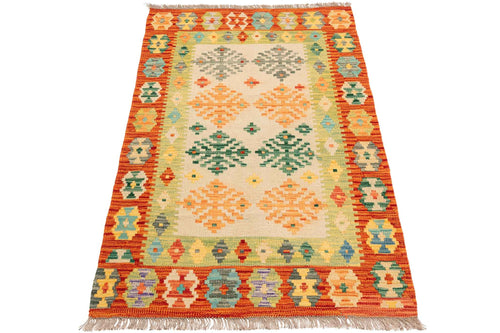 Afghanischer Kelim – 146 × 88 cm – handgewebt aus Schurwolle