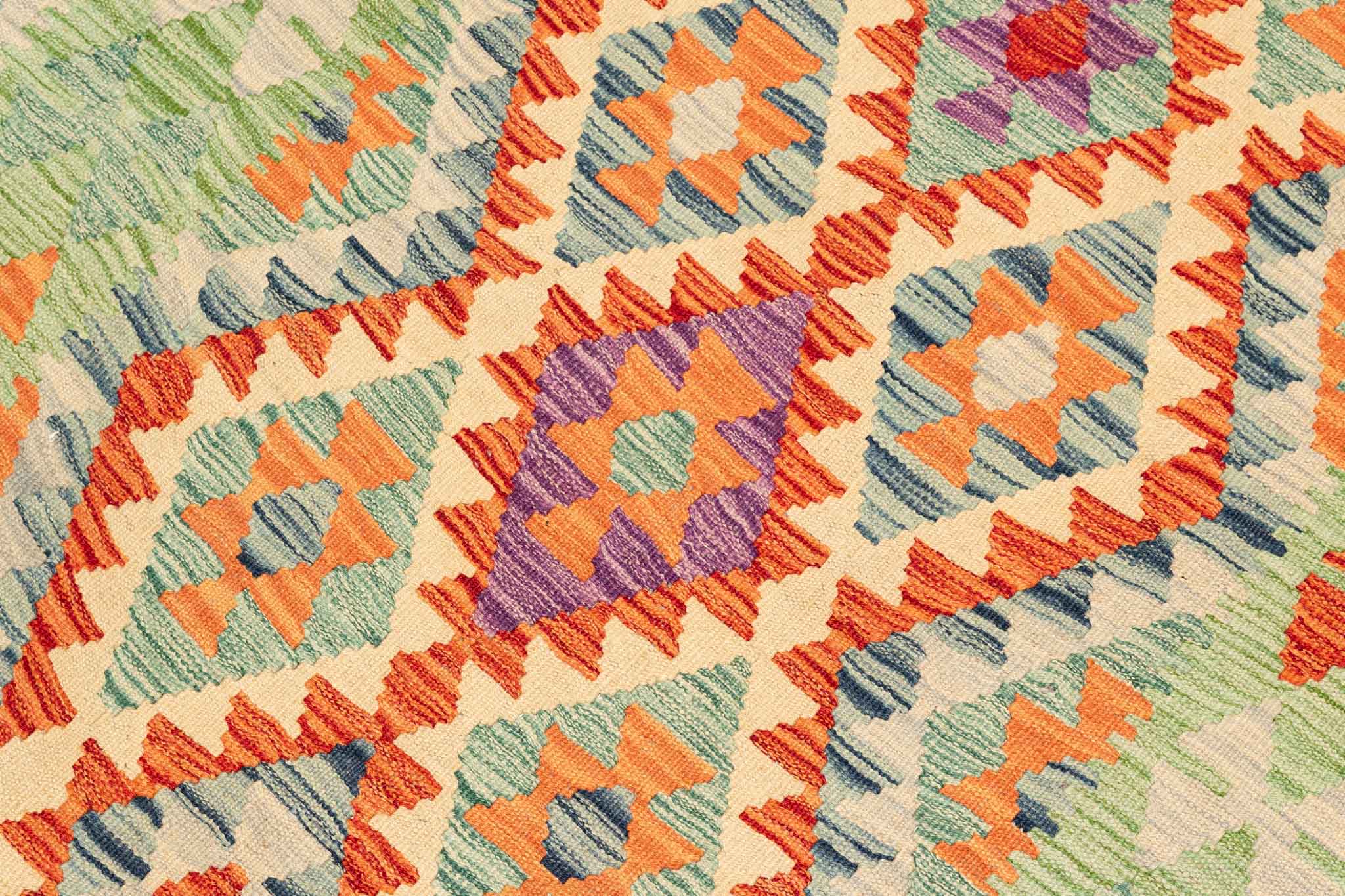 Afghanischer Kelim – 158 × 105 cm – handgewebt aus Schurwolle