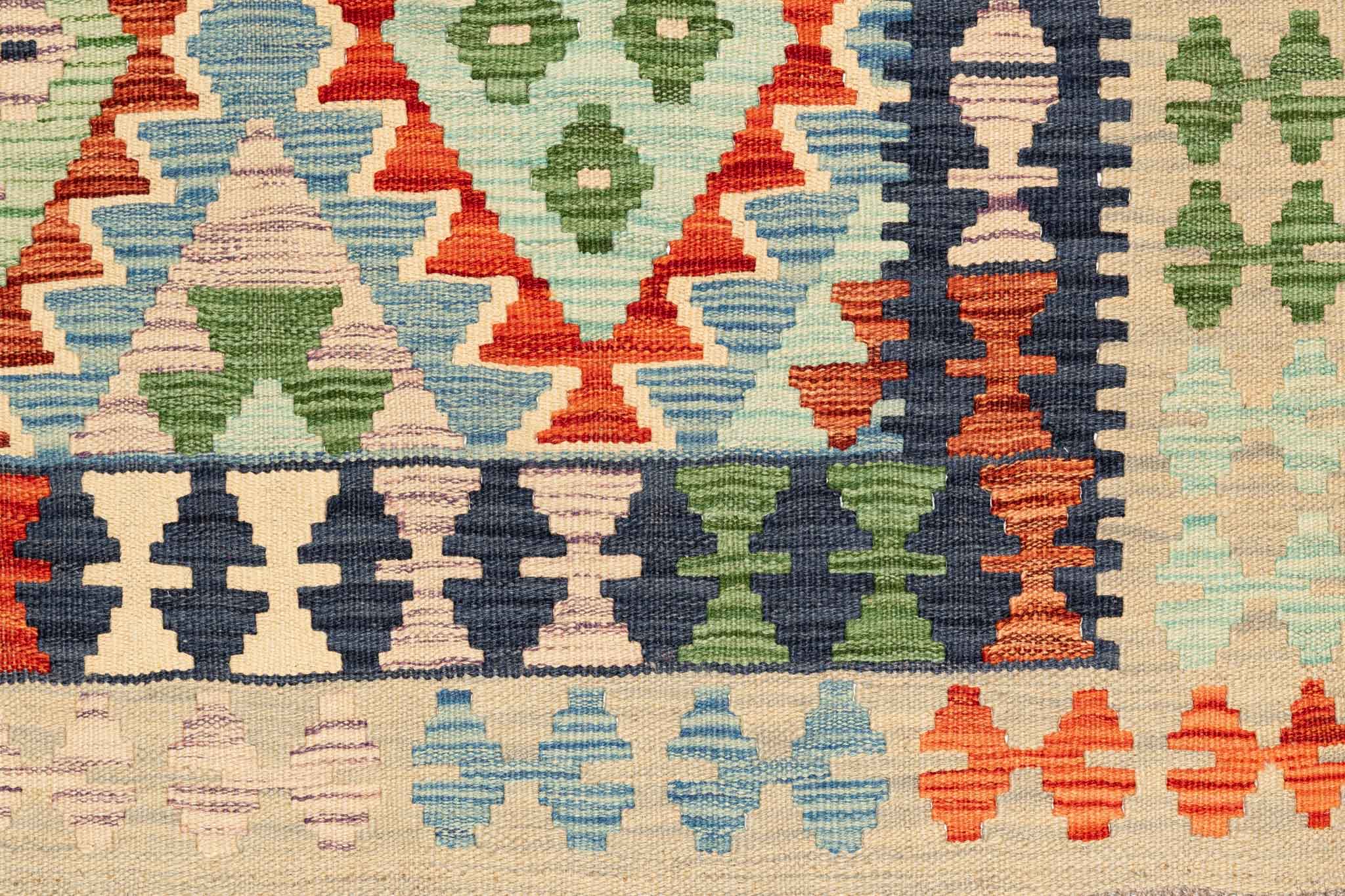 Afghanischer Kelim – 154 × 100 cm – handgewebt aus Schurwolle