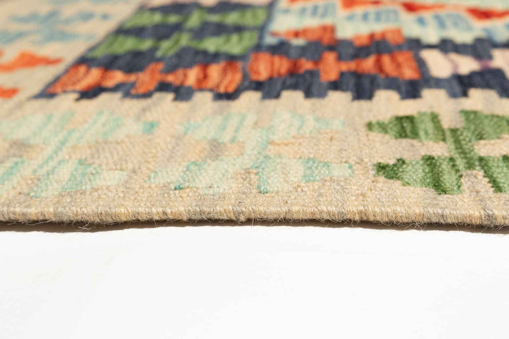 Afghanischer Kelim – 154 × 100 cm – handgewebt aus Schurwolle