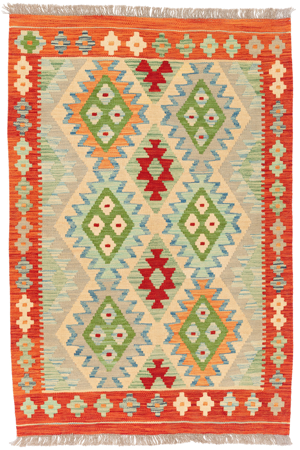 Afghanischer Kelim – 145 × 99 cm – handgewebt aus Schurwolle