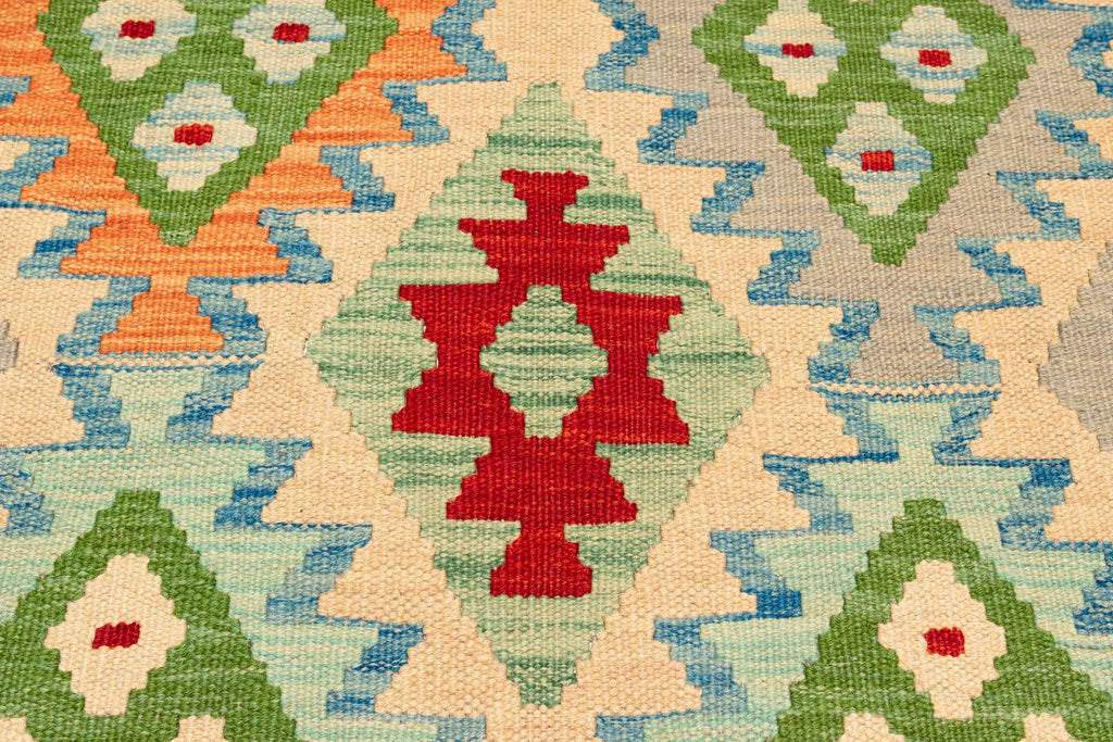 Afghanischer Kelim – 145 × 99 cm – handgewebt aus Schurwolle