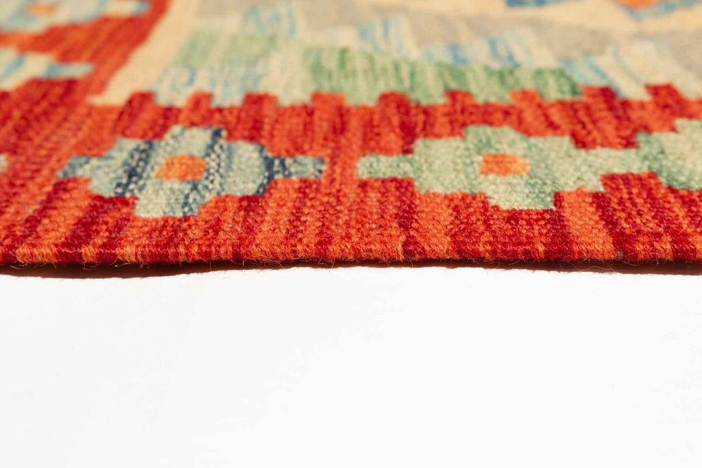 Afghanischer Kelim – 145 × 99 cm – handgewebt aus Schurwolle