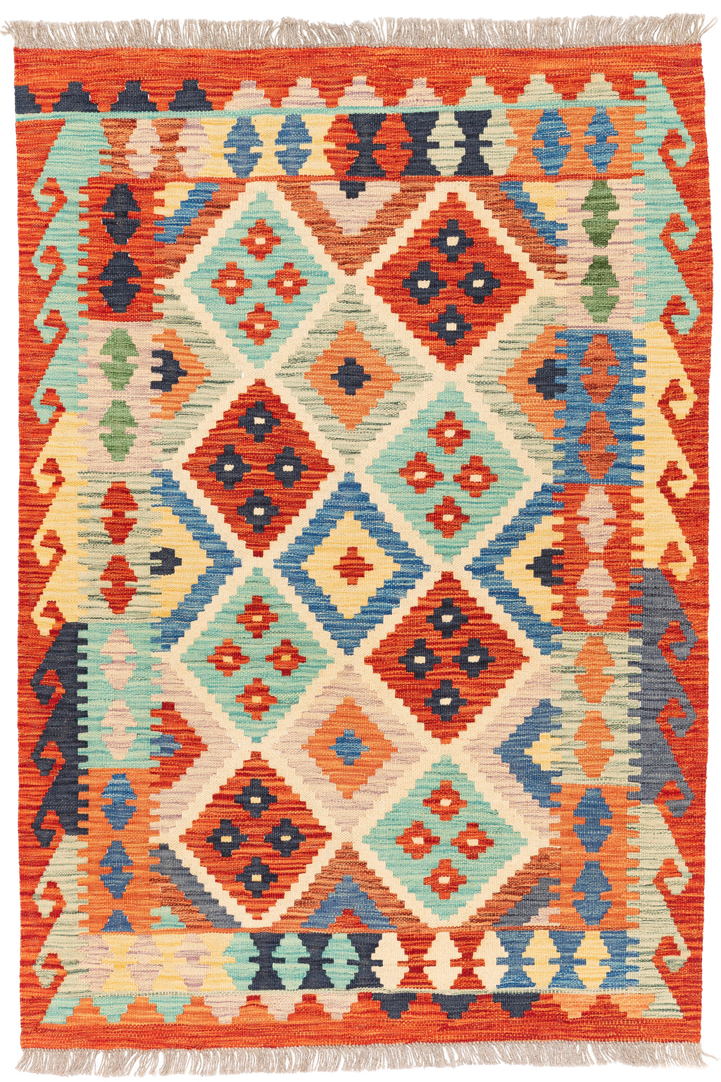 Afghanischer Kelim – 151 × 105 cm – handgewebt aus Schurwolle