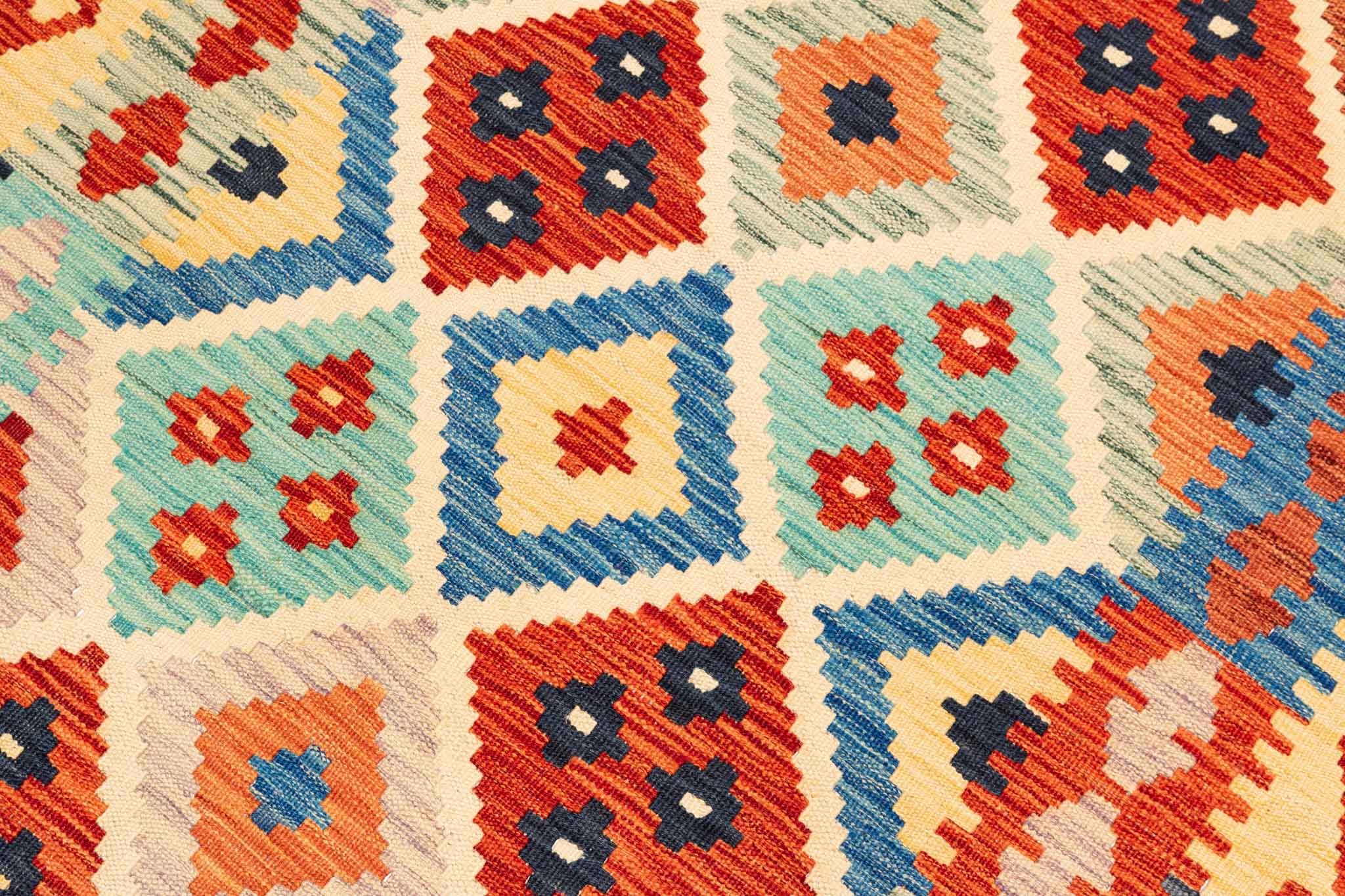 Afghanischer Kelim – 151 × 105 cm – handgewebt aus Schurwolle