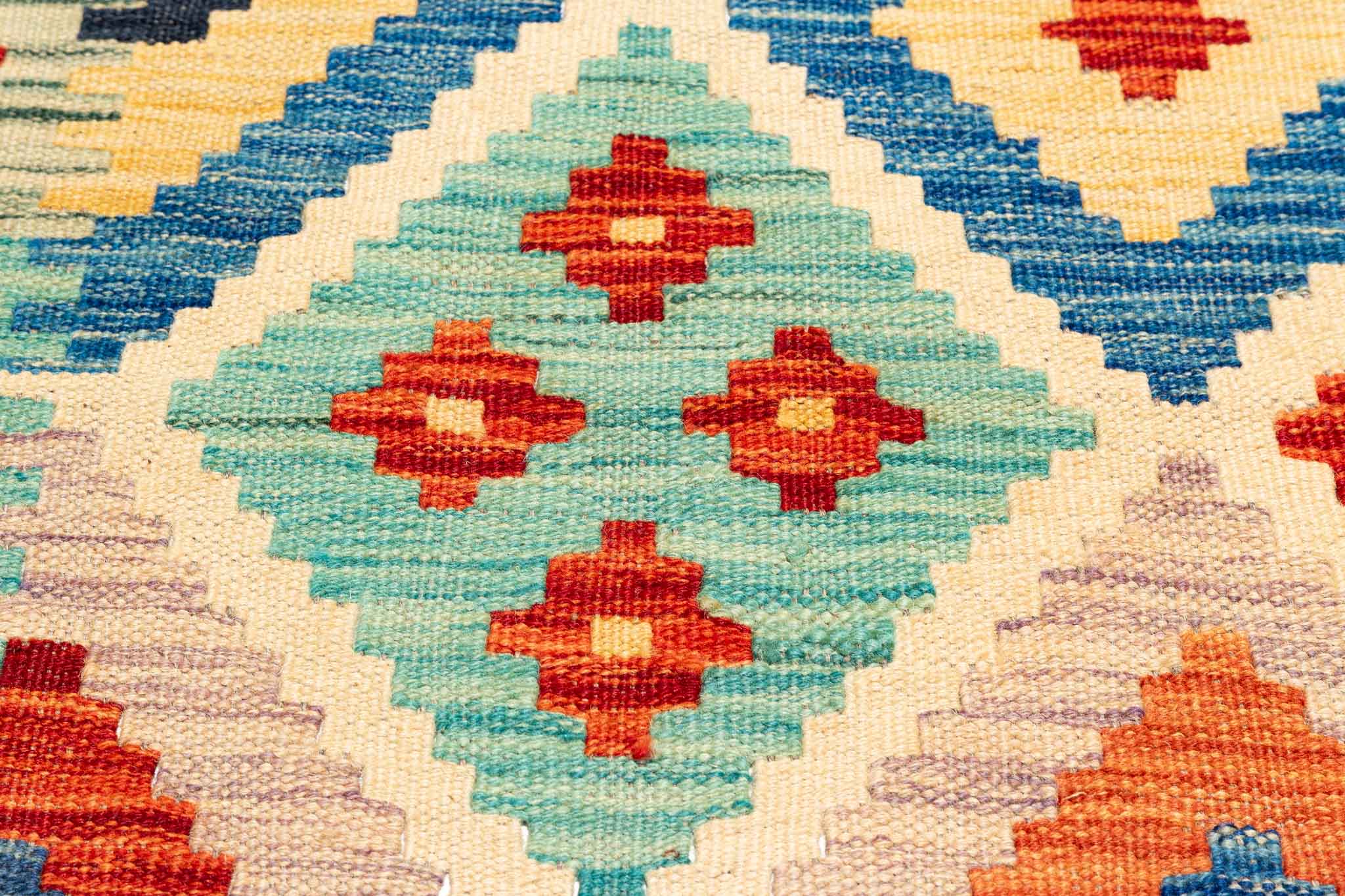 Afghanischer Kelim – 151 × 105 cm – handgewebt aus Schurwolle