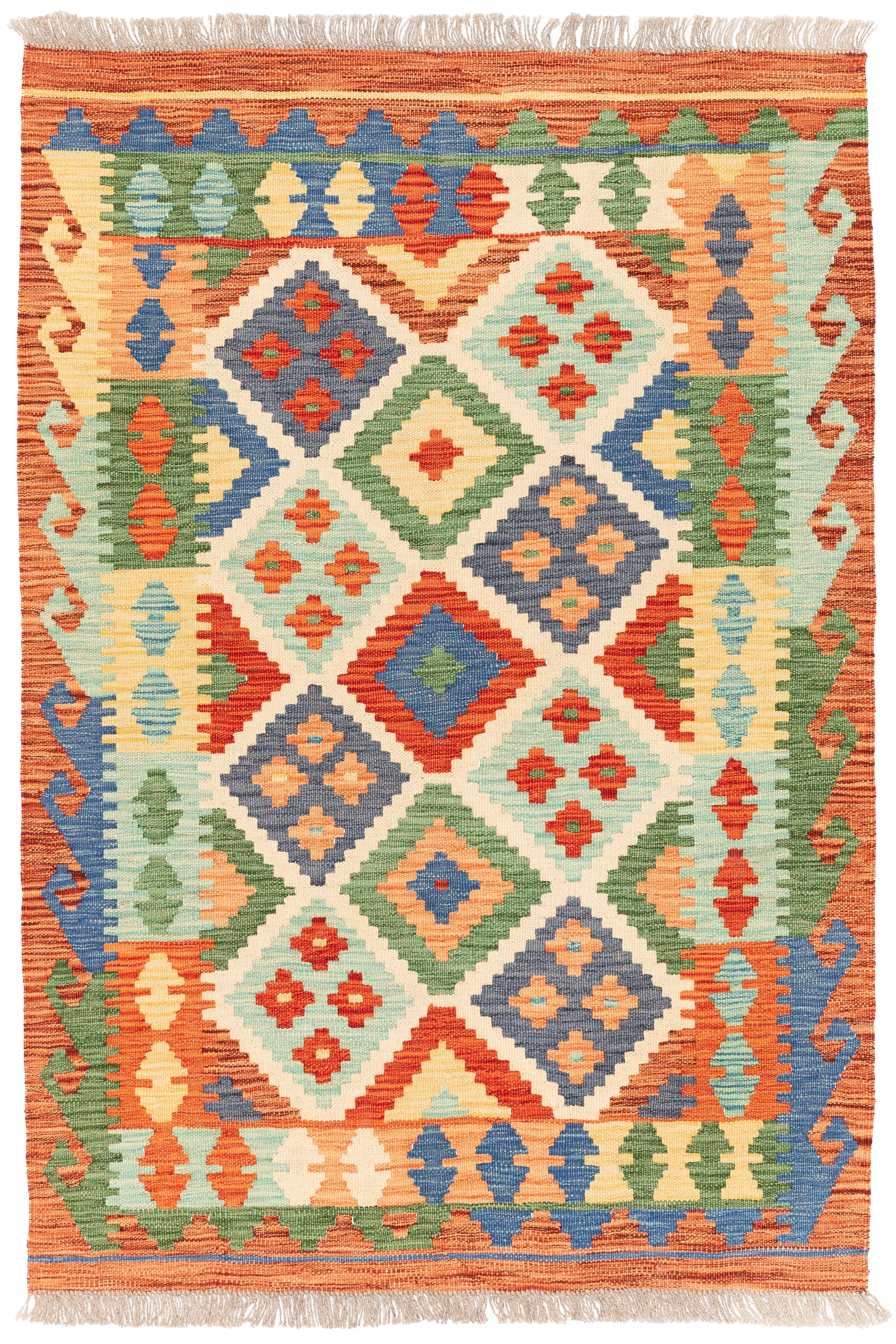 Afghanischer Kelim – 146 × 101 cm – handgewebt aus Schurwolle