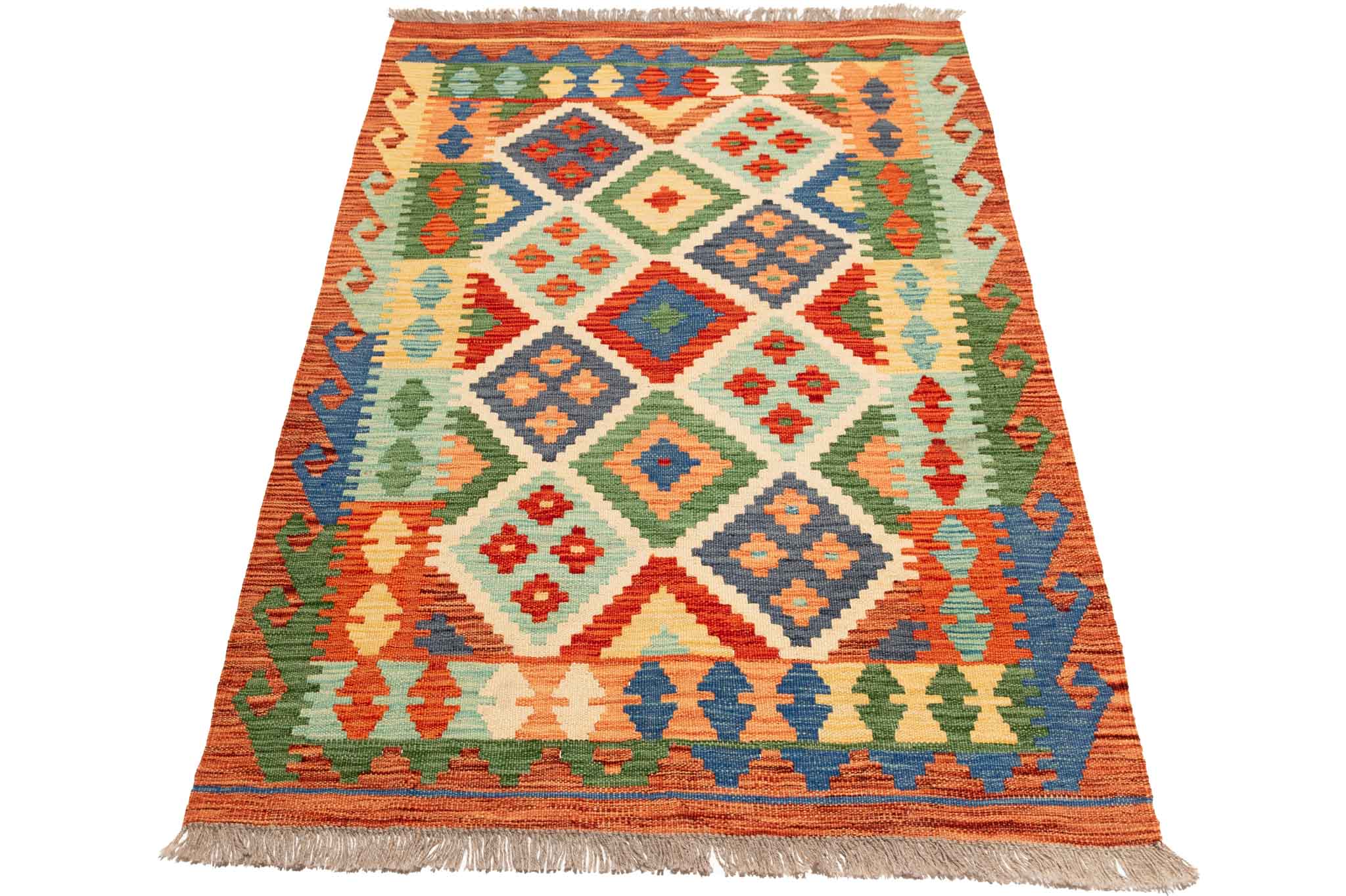 Afghanischer Kelim – 146 × 101 cm – handgewebt aus Schurwolle