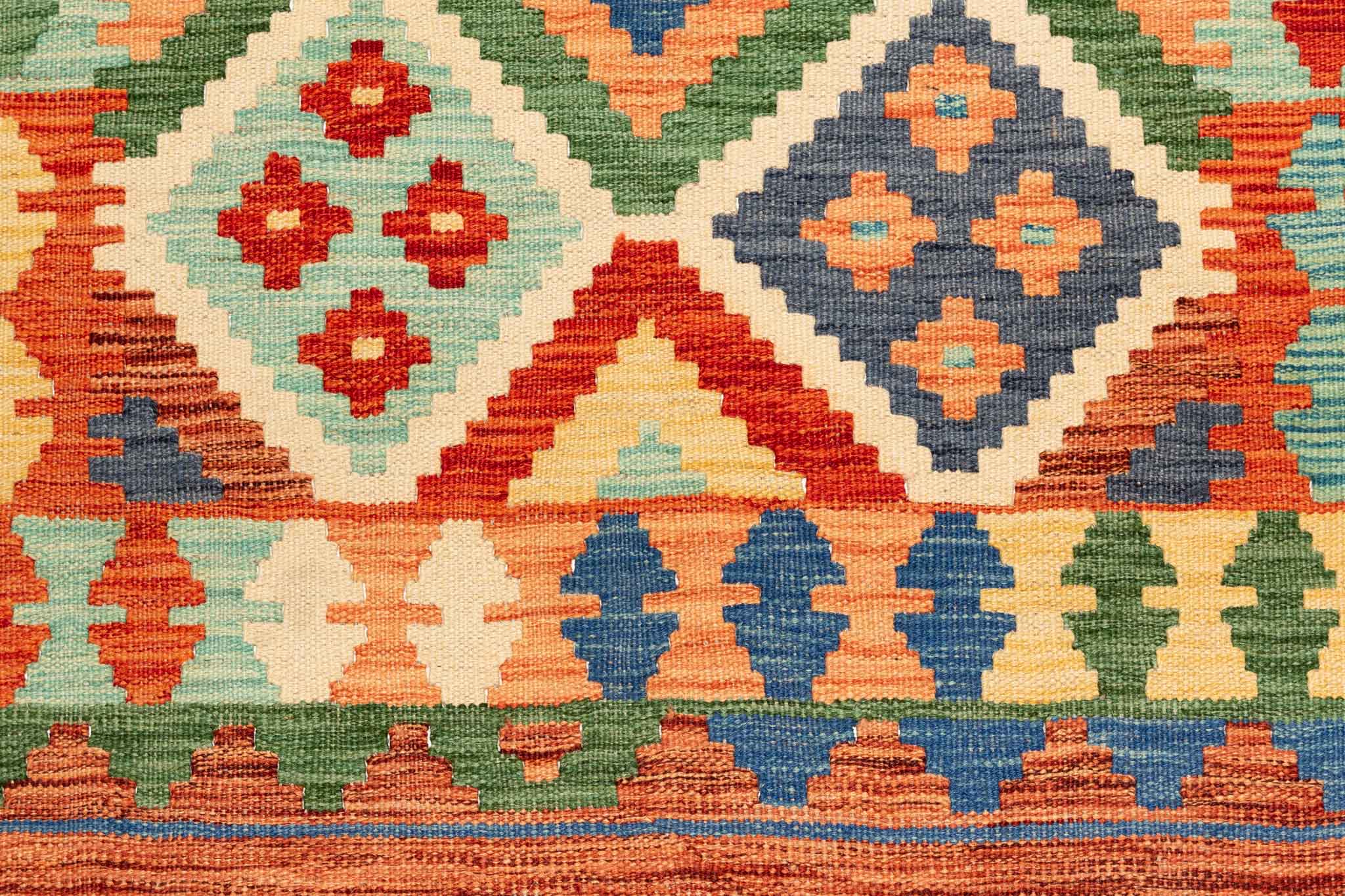 Afghanischer Kelim – 146 × 101 cm – handgewebt aus Schurwolle