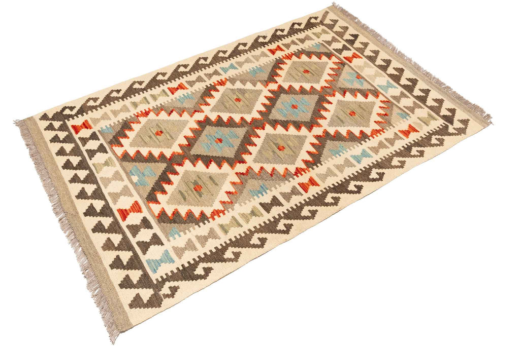 Afghanischer Kelim – 150 × 98 cm – handgewebt aus Schurwolle