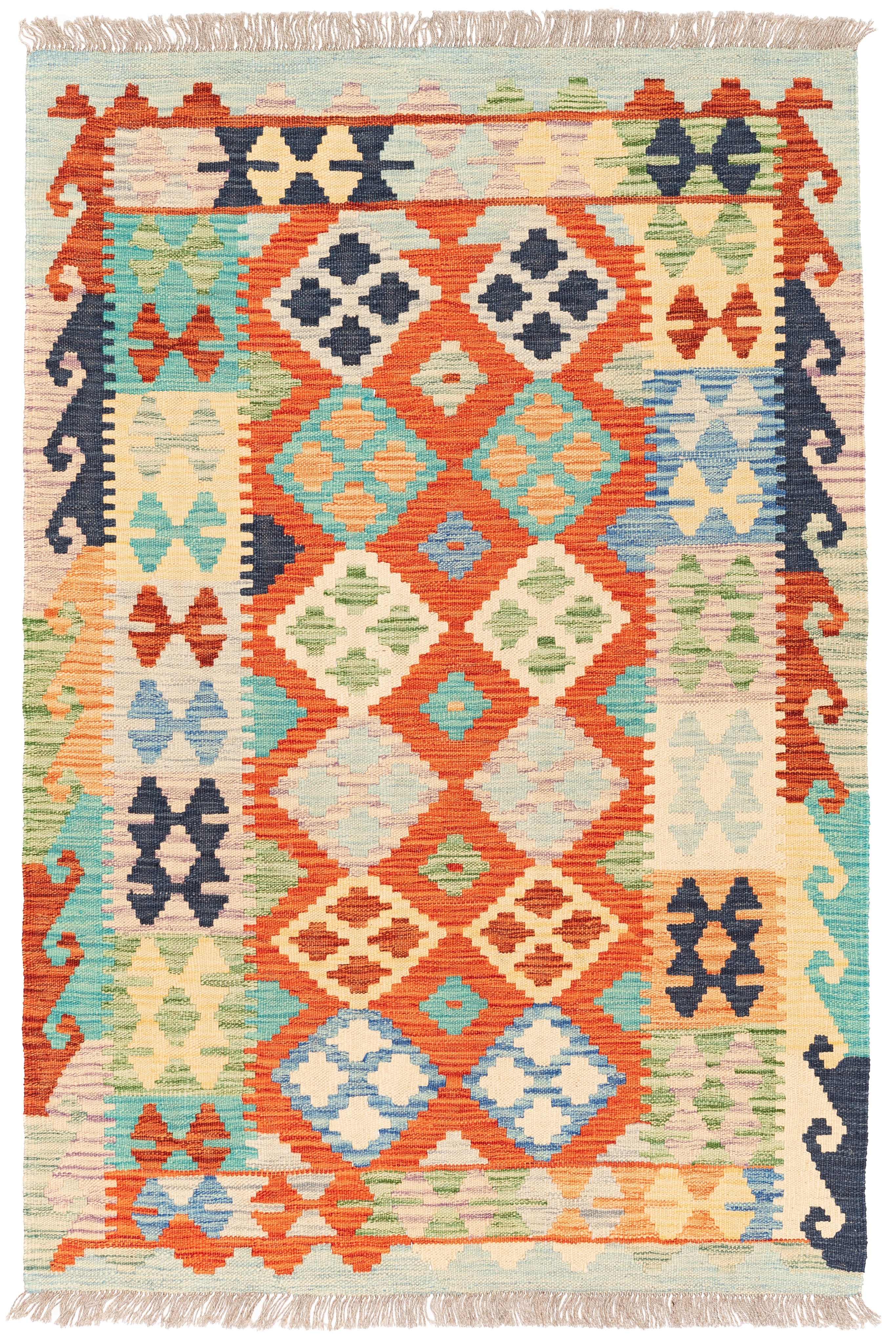 Afghanischer Kelim – 153 × 103 cm – handgewebt aus Schurwolle