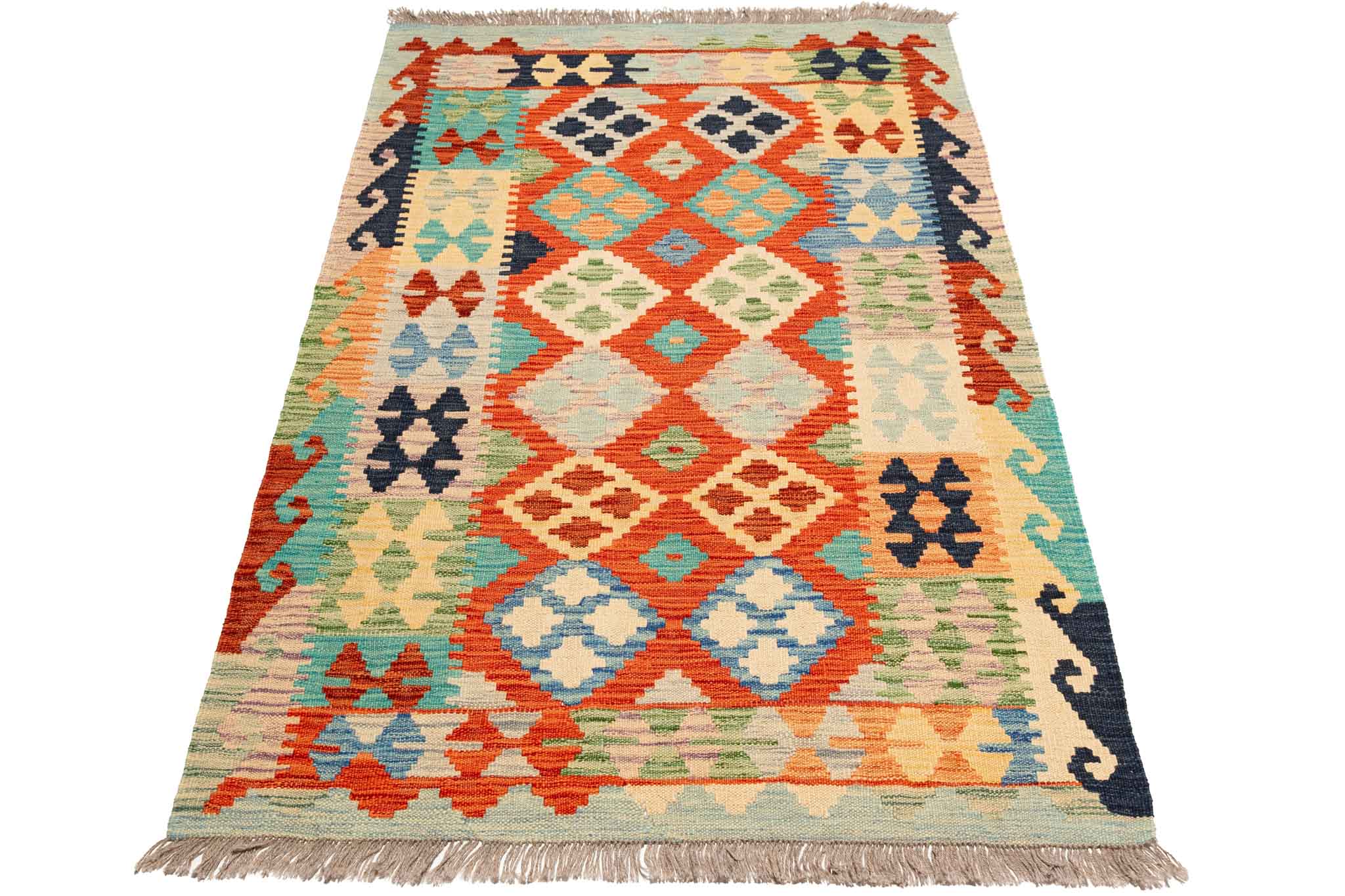 Afghanischer Kelim – 153 × 103 cm – handgewebt aus Schurwolle