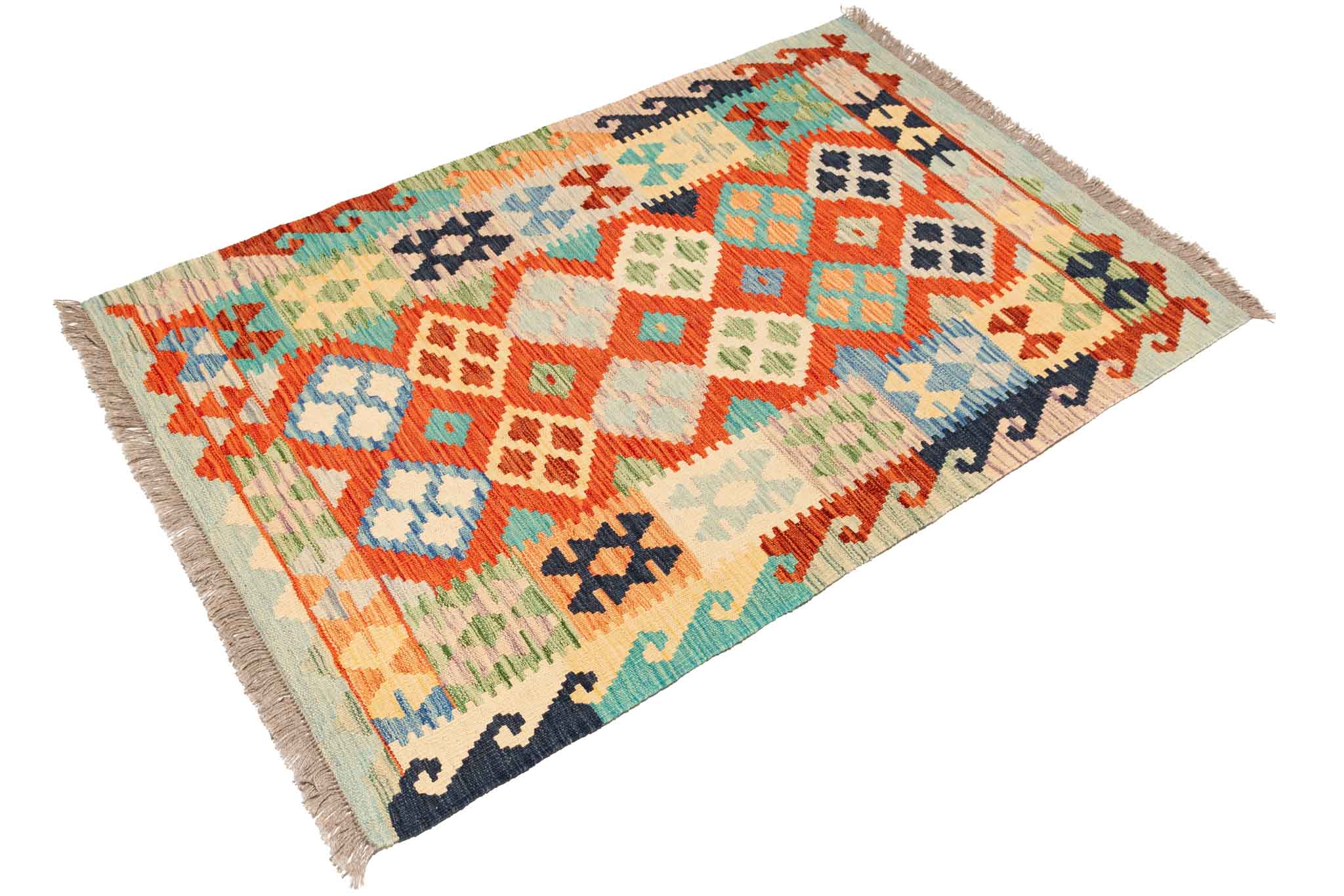 Afghanischer Kelim – 153 × 103 cm – handgewebt aus Schurwolle