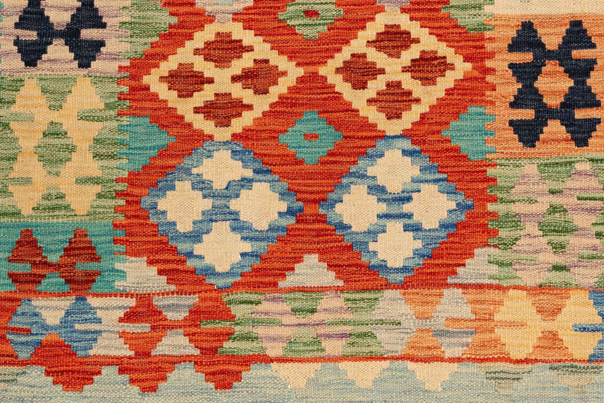 Afghanischer Kelim – 153 × 103 cm – handgewebt aus Schurwolle