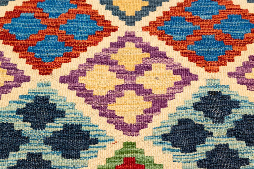 Afghanischer Kelim – 150 × 105 cm – handgewebt aus Schurwolle