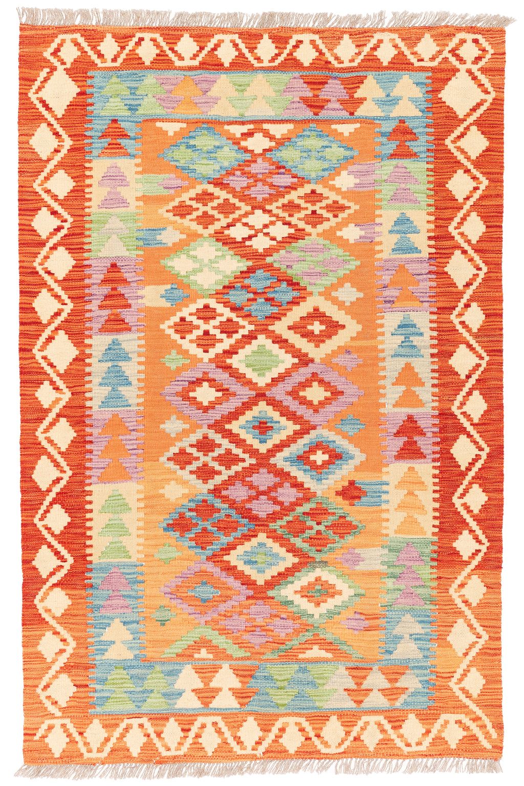 Afghanischer Kelim – 155 × 101 cm – handgewebt aus Schurwolle