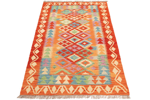 Afghanischer Kelim – 155 × 101 cm – handgewebt aus Schurwolle