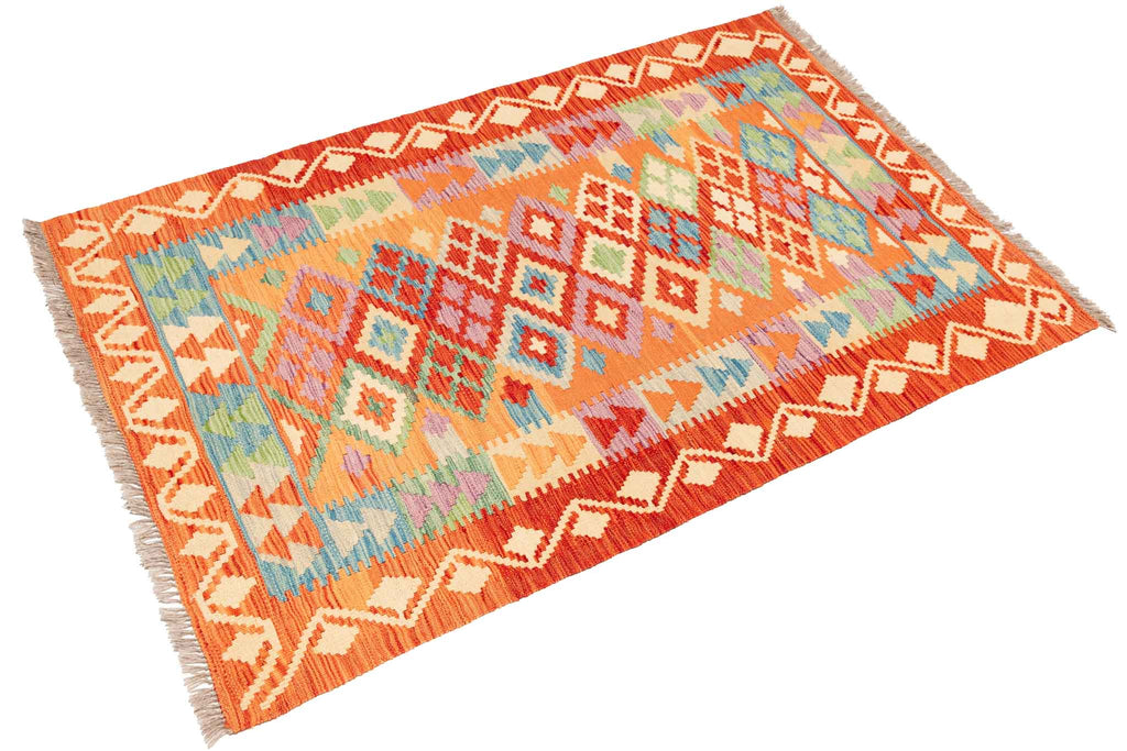 Afghanischer Kelim – 155 × 101 cm – handgewebt aus Schurwolle